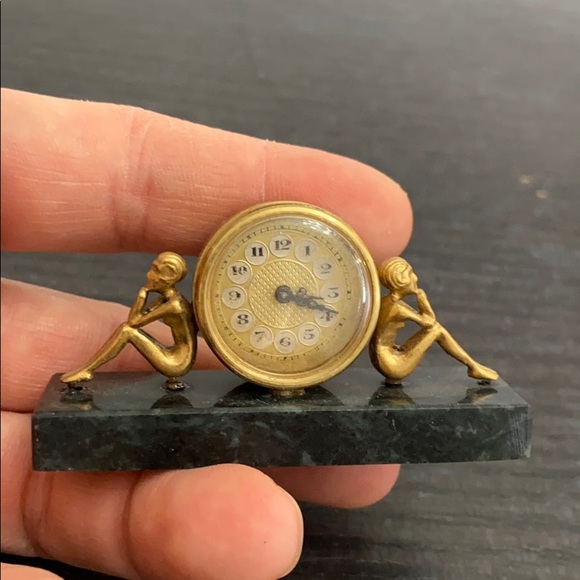 Jim Watts Handmade Miniature Collectible Clock - Picture 3 of 6